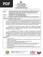 INSET Guidelines for 2025-2026 School Year | PDF | Teachers | Learning