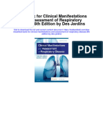 Instant Download Test Bank For Clinical Manifestations and Assessment of Respiratory Disease 8th Edition by Des Jardins PDF Scribd