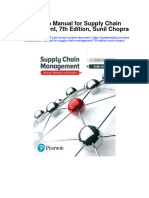 Instant Download Solution Manual For Supply Chain Management 7th Edition Sunil Chopra PDF Scribd