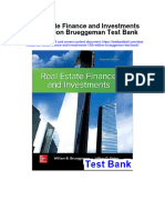 Instant Download Real Estate Finance and Investments 15th Edition Brueggeman Test Bank PDF Scribd