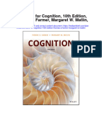 Instant Download Test Bank For Cognition 10th Edition Thomas A Farmer Margaret W Matlin PDF Scribd