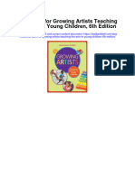 Instant Download Test Bank For Growing Artists Teaching The Arts To Young Children 6th Edition PDF Ebook