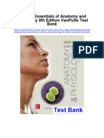 Instant Download Seeleys Essentials of Anatomy and Physiology 9th Edition Vanputte Test Bank PDF Scribd
