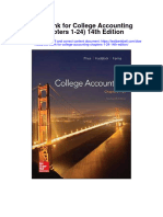 Instant Download Test Bank For College Accounting Chapters 1-24-14th Edition PDF Scribd
