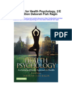 Instant Download Test Bank For Health Psychology 2 e 2nd Edition Deborah Fish Ragin PDF Ebook