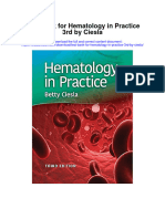 Instant Download Test Bank For Hematology in Practice 3rd by Ciesla PDF Ebook