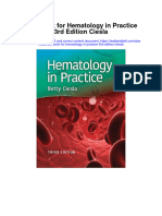 Instant Download Test Bank For Hematology in Practice 3rd Edition Ciesla PDF Ebook