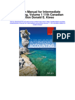 Instant Download Solution Manual For Intermediate Accounting Volume 1 11th Canadian Edition Donald e Kieso PDF Scribd
