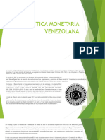 Politica Monetaria Venezolana