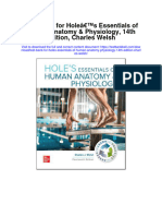 Instant Download Test Bank For Holes Essentials of Human Anatomy Physiology 14th Edition Charles Welsh PDF Ebook
