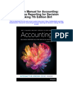 Instant Download Solution Manual For Accounting Business Reporting For Decision Making 7th Edition Birt PDF Scribd