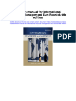 Instant Download Solution Manual For International Financial Management Eun Resnick 6th Edition PDF Scribd
