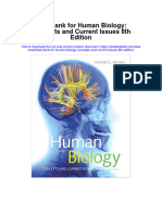 Instant Download Test Bank For Human Biology Concepts and Current Issues 8th Edition PDF Ebook