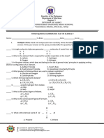 2nd Quarter Summative Test in Science