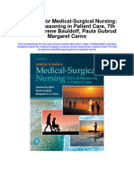 Test Bank For Medical-Surgical Nursing: Clinical Reasoning in Patient Care, 7th Edition, Gerene Bauldoff, Paula Gubrud Margaret Carno