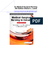 Instant Download Test Bank For Medical Surgical Nursing in Canada 4th Edition Sharon L Lewis PDF Full