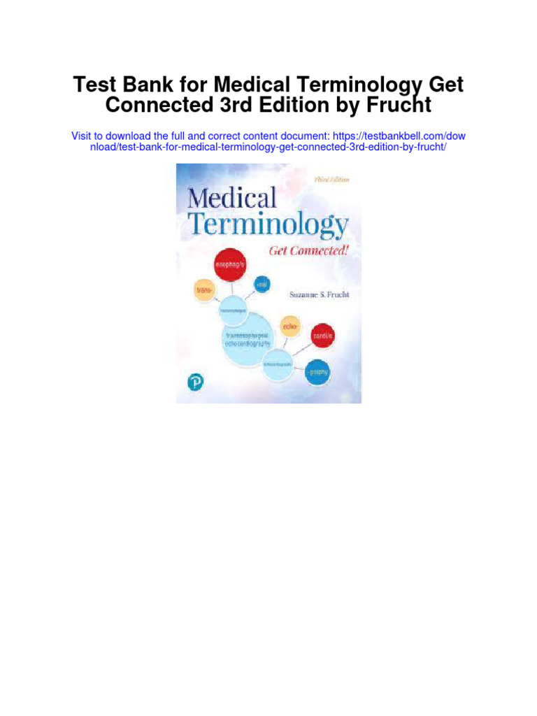 Instant Download Test Bank For Medical Terminology Get Connected 3rd ...
