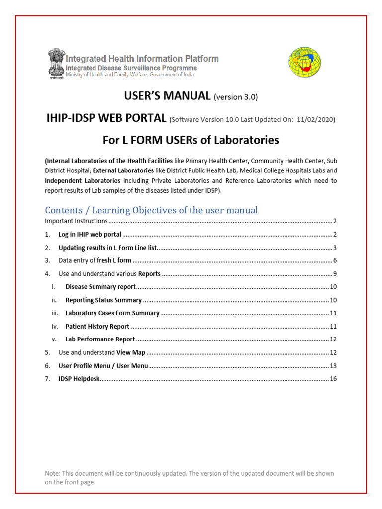 Ihip l form user manual pdf laboratories user computing 