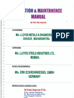 LMEL Opration and Maint of 90 T BOILER