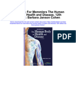 Instant Download Test Bank For Memmlers The Human Body in Health and Disease 12th Edition Barbara Janson Cohen PDF Full