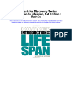 Full Download Test Bank For Discovery Series Introduction To Lifespan 1st Edition Rathus PDF Free