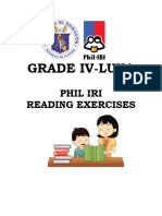 PHIL IRI Reading Exercises