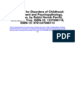 Full Download Test Bank For Disorders of Childhood Development and Psychopathology 3rd Edition by Robin Hornik Parritz Michael F Troy Isbn 10 1337098116 Isbn 13 9781337098113 PDF Free