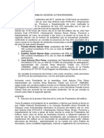 Edificio Rimac Acta de Asamblea 16 de Setiembre