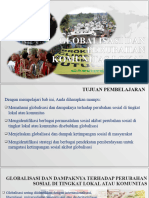 Globalisasi Dan Perubahan Komunitas Lokal (Revisi)