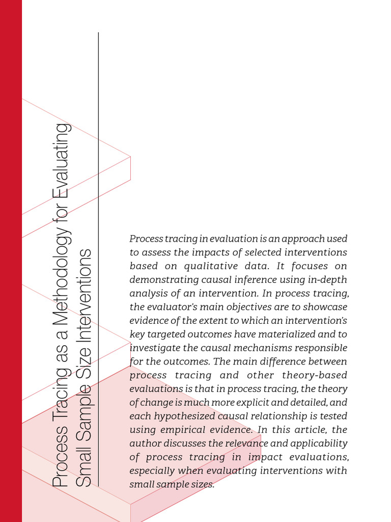 Process tracing as a methodology for evaluating small sample sizes pdf