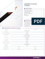Satellite Coaxial Cables