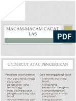 Macam-Macam Cacat Las