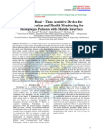 Design of Real Time Assistive Device For Communication and Health Monitoring For Hemiplegia Patients With Mobile Interface