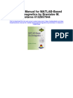 Instant Download Solutions Manual For Matlab Based Electromagnetics by Branislav M Notaros 0132857944 PDF Scribd