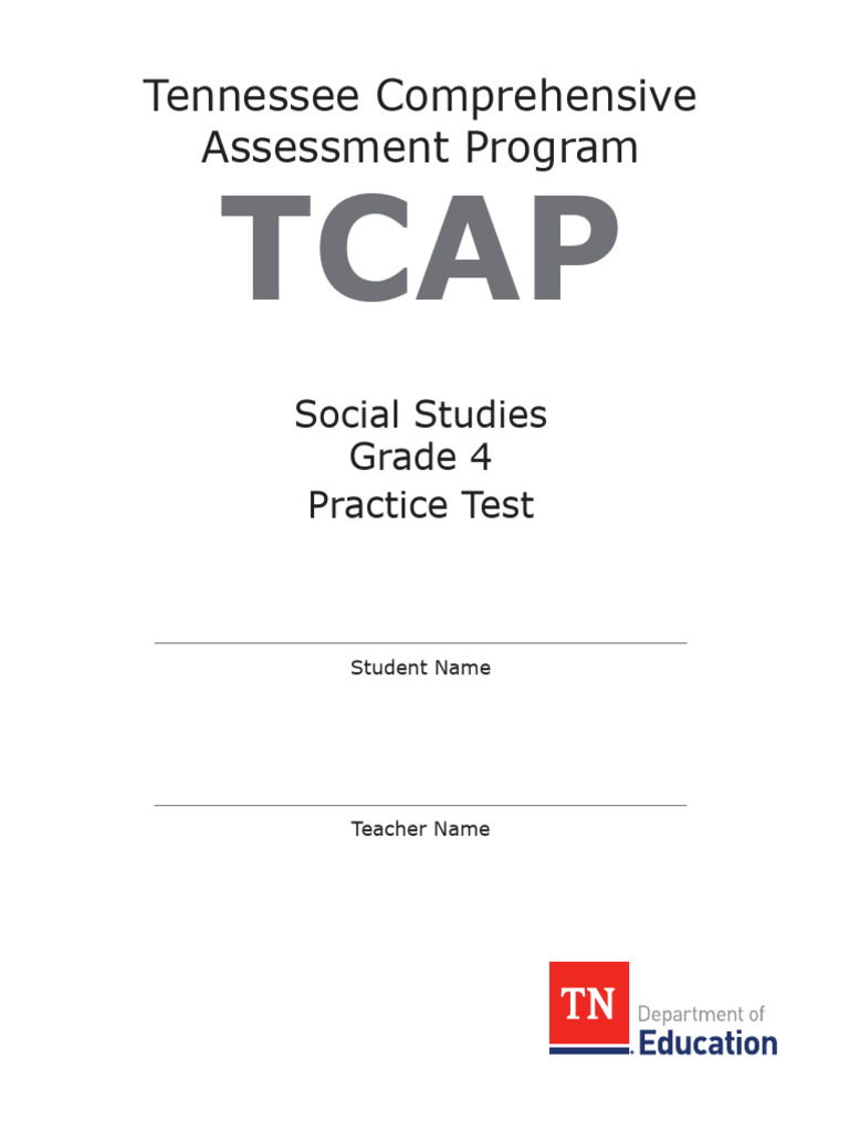 Grade 4 Social Studies Practice Test PDF