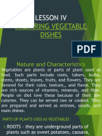 Lesson Iv Preparing Vegetable Dish