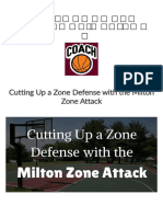 Cutting Up A Zone Defense With The Milton Zone Attack