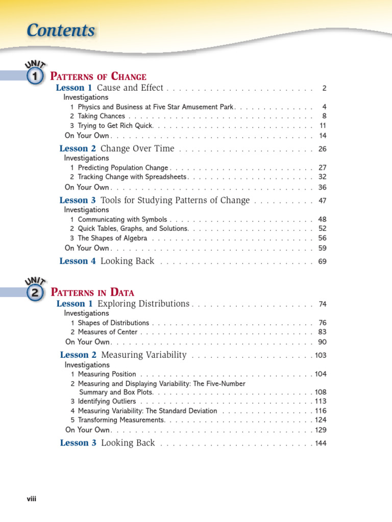Math of American Highschool Content | PDF | Mathematics