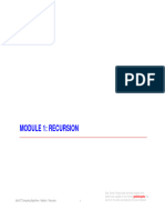 Module 1 - Recursion