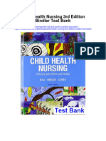 Instant Download Child Health Nursing 3rd Edition Bindler Test Bank PDF Scribd