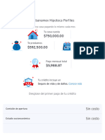 Simulador de Crédito Hipotecario - Citibanamex