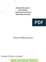 Time Preferences - 2023