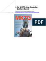 Instant Download Test Bank For MKTG 2nd Canadian Edition Lamb PDF Full