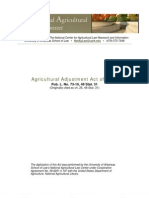 Agricultural Adjustment Act of 1933: Pub. L. No. 73-10, 48 Stat. 31