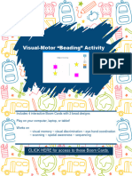 Visual-Motor "Beading" Activity: CLICK HERE For Access To These Boom Cards