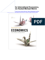 Instant Download Test Bank For International Economics 9 e Steven Husted Michael Melvin PDF Ebook