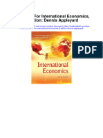 Instant Download Test Bank For International Economics 8 Edition Dennis Appleyard PDF Ebook