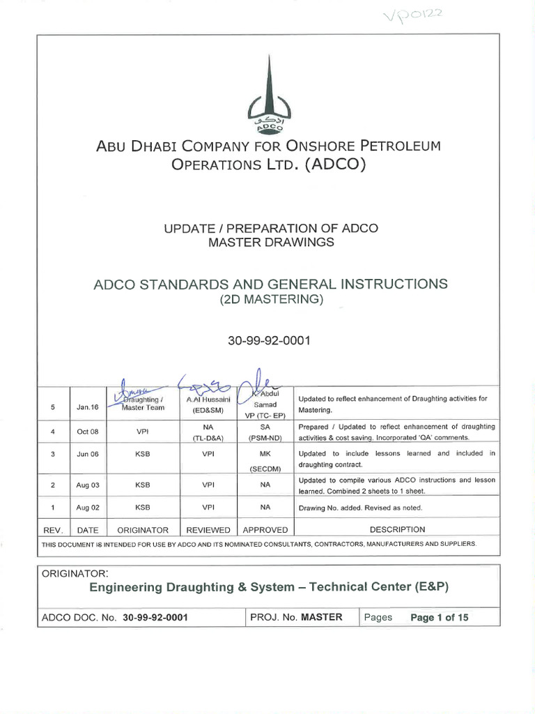 ADCO 2D Mastering Standards Guide | PDF