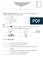 Q2 MAPEH Summative Test