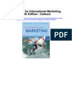 Instant Download Test Bank For International Marketing 16th Edition Cateora PDF Ebook